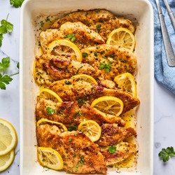 Skillet-roasted Chicken In Lemon Sauce
