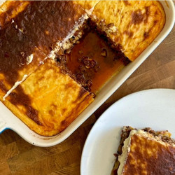 Conor's Moussaka mains must
