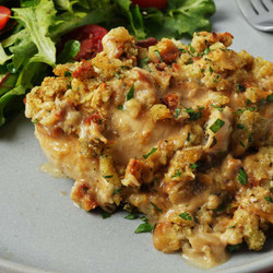 Easy Chicken And Stuffing Bake