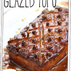Brown Sugar And Mustard Glazed Tofu