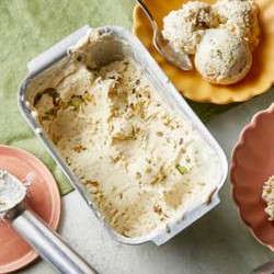 Ricotta, Honey And Pistachio Ice Cream
