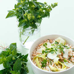 Deconstructed Pesto Couscous Salad