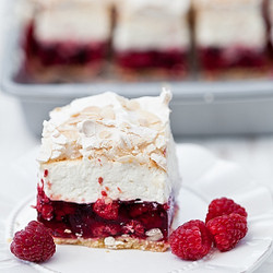 Raspberry Cloud Cake