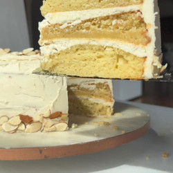 Almond Croissant Ricotta Cake Recipe With Homemade Frangipane And Vanilla Buttercream