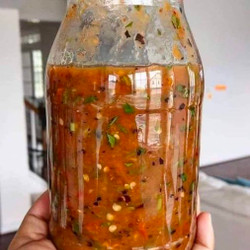 Homemade Salsa Pecante