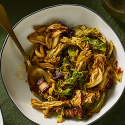 Hunan Hand-torn Cabbage With Bacon &amp; Chiles