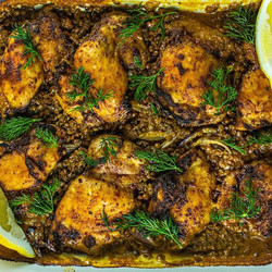 Easy Spiced Chicken And Lentil Tray Bake