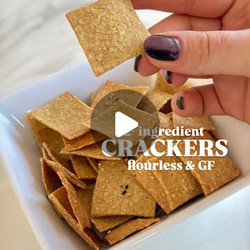 2- Ingredient Gf Protein Crackers Recipe