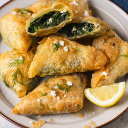 Gluten-free Spanakopita Pockets (air Fryer Or Oven, Rice Paper)