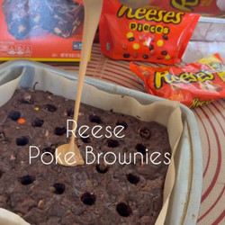 Pb Poke Brownies