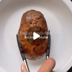 English Breakfast Jacket Potato