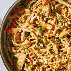 Creamy Peanut-lime Chicken With Noodles