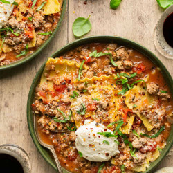 Turkey Lasagna Soup