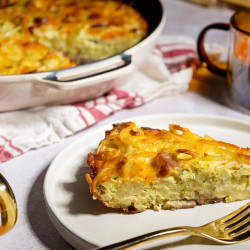 Bucatini And Bacon Frittata