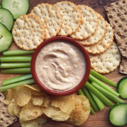 Roasted Garlic &amp; Caramelised Onion Dip