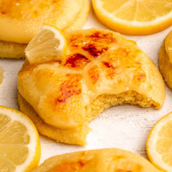 Lemon Crème Brûlée Cookies