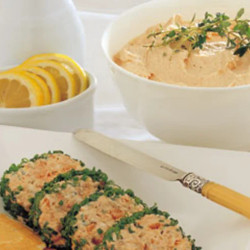 Salmon And Chive Log