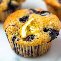 Quick And Easy Lemon Blueberry Muffins