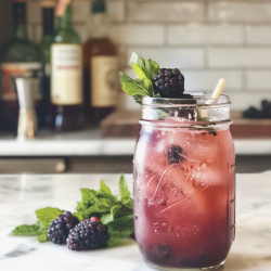 Blackberry Bourbon Lemonade