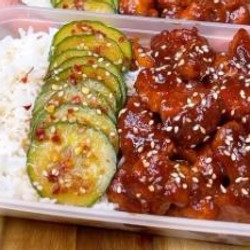 High Protein Sticky Korean Fried Chicken