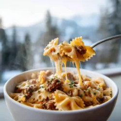 Velveeta Beef Pasta With Bowtie Noodles