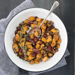 Red Bean And Sweet Potato Hash