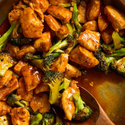 One-pan Harissa Orange Chicken And Broccoli