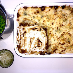 A Very British Cottage Pie With Pickled Onions