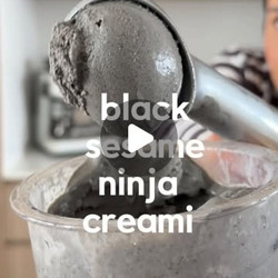 Black Sesame Ice Cream
