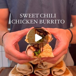 Sweet Chili Chicken Burrito