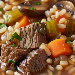 Warm And Comforting Beef Soup