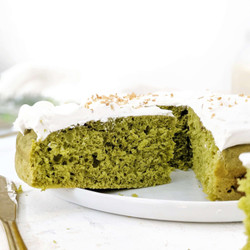 Matcha Protein Cake - Healthy But Just Amazing!