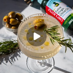 Fat-washed Olive Oil Dirty Martini