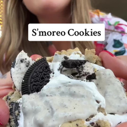S'mores Cookies With Oreo And Marshmallow