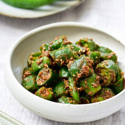 Gochu Doenjang Muchim (green Chili Peppers Seasoned With Doenjang)