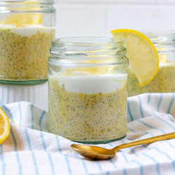 Lemon Poppyseed Chia Pudding