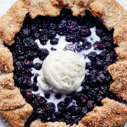 Blueberry-pecan Galette