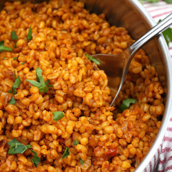 Bulgur Tomato Pilaf