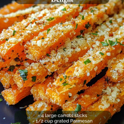 Crispy Parmesan Carrot Sticks