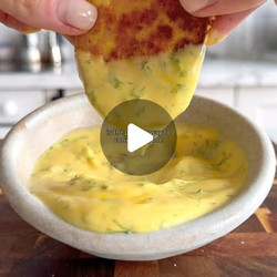Dill Hunny Mustard Sauce With Crispy Tofu