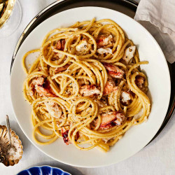 Buttery Garlic Noodles With Fresh Crab Were A Huge Hit With Our Test Kitchen