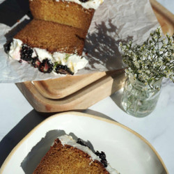 Whipped Honey Loaf Cake