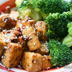Spicy Almond Tofu