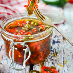 Candied Jalapeno Chilli Peppers (cowboy Candy)