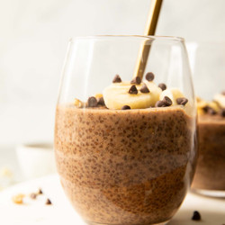 Chocolate Banana Chia Seed Pudding