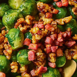 Brussels Sprouts With Pancetta And Walnuts