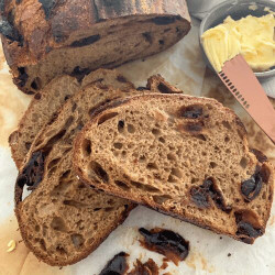 Sourdough Bread With Coffee &amp; Maple Infused Dates