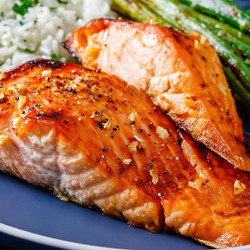 Mediterranean Garlic Salmon