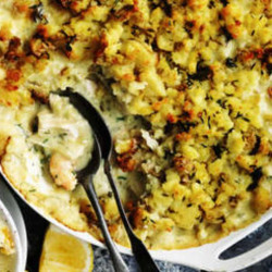 Seafood Pie With Potato Crust
