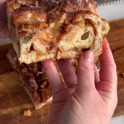 Brown Butter Apple Fritter Focaccia